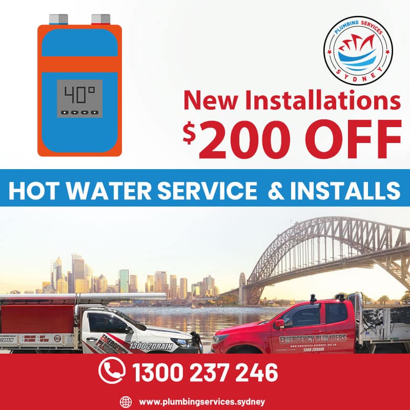 Image presents hot water installation near me