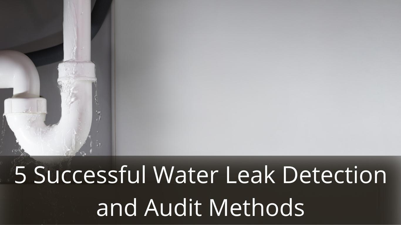 image represents 5 Successful Water Leak Detection and Audit Methods