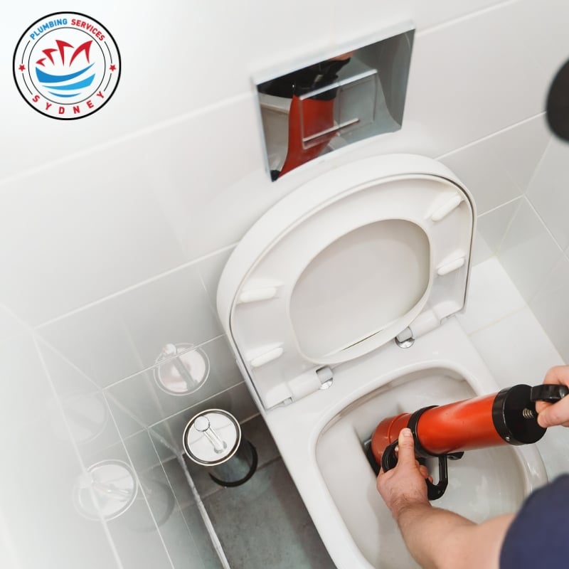 Image presents effective and efficient blocked toilet repair services to solve your plumbing issue